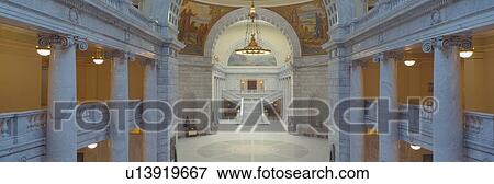 Stock Photo - Interior of Utah State Capitol, Salt Lake City, Utah. Fotosearch