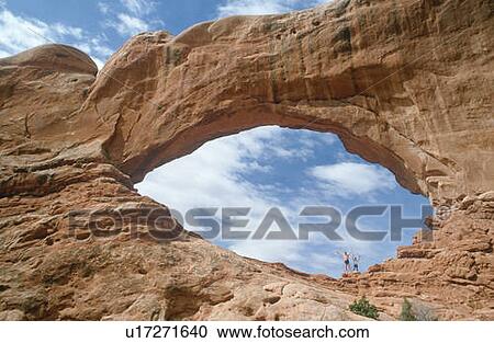 Joggers at Arches National Park, Utah View Large Photo Image Stock Image - Joggers at Arches National Park, Utah. Fotosearch