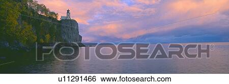 Lighthouse from 1905 at Split Rock, Lake Superior, Michigan View Large Photo Image Stock Photograph - Lighthouse from 1905 at Split Rock, Lake Superior, Michigan. Fotosearch