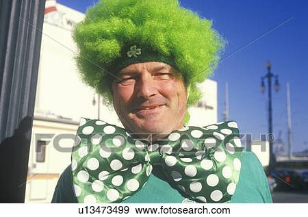 Stock Photo - Man in Mardi Gras Costume. Fotosearch
