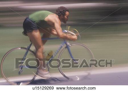 Man riding road bicycle View Large Photo Image Stock Photo - Man riding road bicycle. Fotosearch