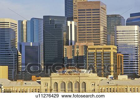 “Mile High City” at sunset, Denver, Colorado View Large Photo Image Stock Photo - “Mile High City” at sunset, Denver, Colorado. Fotosearch