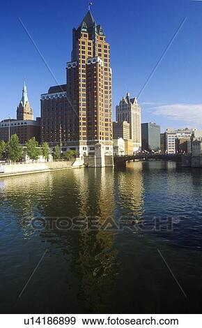 Milwaukee skyline View Large Photo Image Stock Photo - Milwaukee skyline. Fotosearch