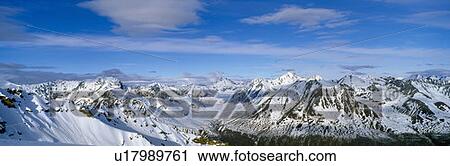 Stock Image - Mountains and glaciers in Wrangell-St. Elias National Park, Alaska. Fotosearch