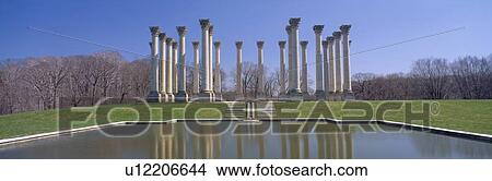 Picture - National Capitol Columns, National Arboretum, Washington DC. Fotosearch