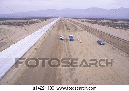 Stock Image - New highway construction. Fotosearch