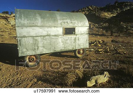 Old mobile home View Large Photo Image Stock Image - Old mobile home. Fotosearch