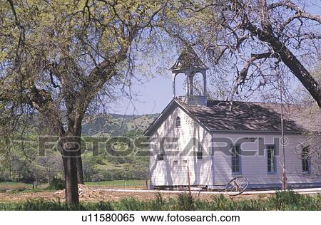 Stock Photography - One room schoolhouse. Fotosearch