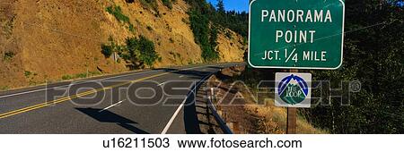 Panorama Point Road Sign View Large Photo Image Stock Image - Panorama Point Road Sign. Fotosearch