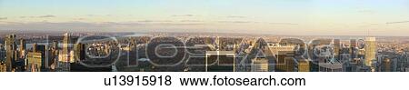 Panoramic view of New York City View Large Photo Image Stock Photo - Panoramic view of New York City. Fotosearch