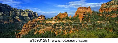 Panoramic View, Sedona, Arizona View Large Photo Image Stock Image - Panoramic View, Sedona, Arizona. Fotosearch