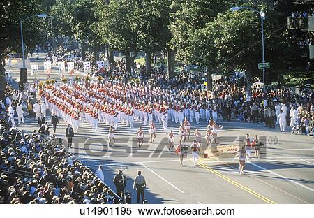 Stock Photography - Rose Bowl Parade, Pasadena, California. Fotosearch