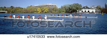 Stock Image - Rowing Team. Fotosearch