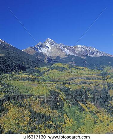 Stock Image - San Juan National Forest In Autumn, Colorado. Fotosearch