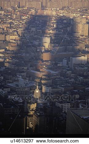 Shadows of World Trade Towers over New York City, NY View Large Photo Image Stock Photo - Shadows of World Trade Towers over New York City, NY. Fotosearch