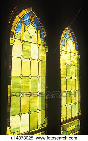 Stained Glass Windows on a church View Large Photo Image Stock Photography - Stained Glass Windows on a church. Fotosearch