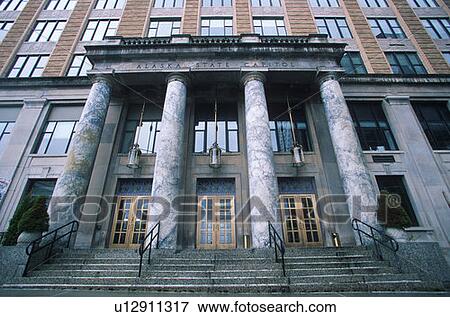 Stock Photo - State Capitol of Alaska, Juneau. Fotosearch