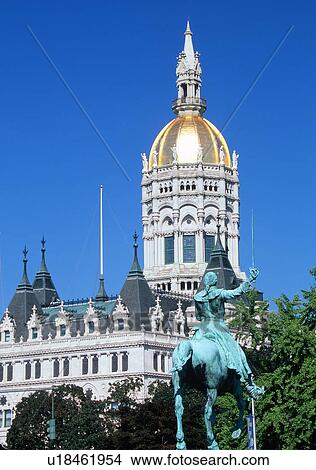 Picture - State Capitol of Connecticut, Hartford. Fotosearch