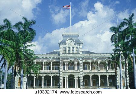 Picture - State Capitol of Hawaii, Honolulu. Fotosearch