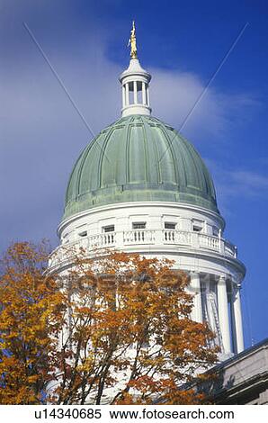 Stock Photography - State Capitol of Maine, Augusta. Fotosearch