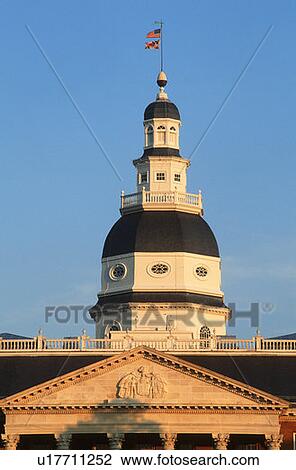 Stock Image - State Capitol of Maryland, Annapolis. Fotosearch