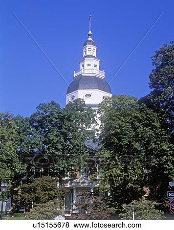 Stock Photo - State Capitol of Maryland, Annapolis. Fotosearch