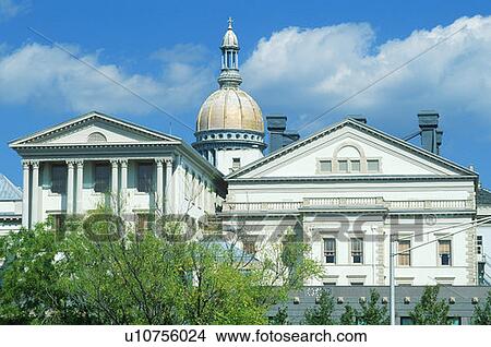 Picture - State Capitol of New Jersey, Trenton. Fotosearch