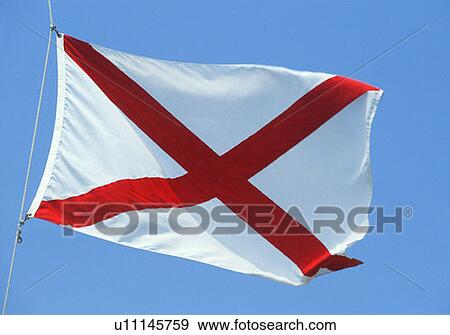 State Flag of Alabama View Large Photo Image Stock Photo - State Flag of Alabama. Fotosearch