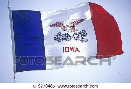State Flag of Iowa View Large Photo Image Stock Photography - State Flag of Iowa. Fotosearch