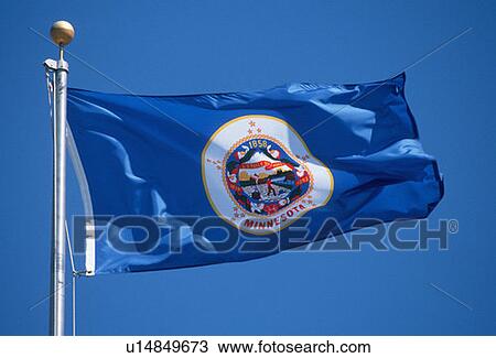 State Flag of Minnesota View Large Photo Image Stock Image - State Flag of Minnesota. Fotosearch