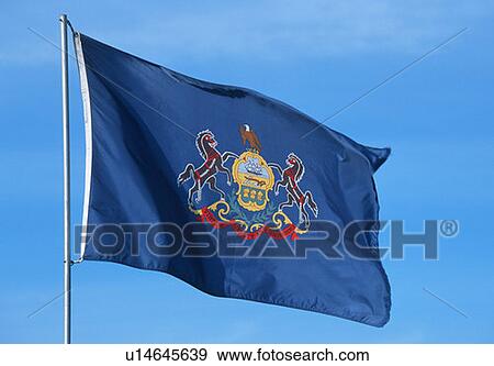 Stock Photo - State Flag of Pennsylvania. Fotosearch