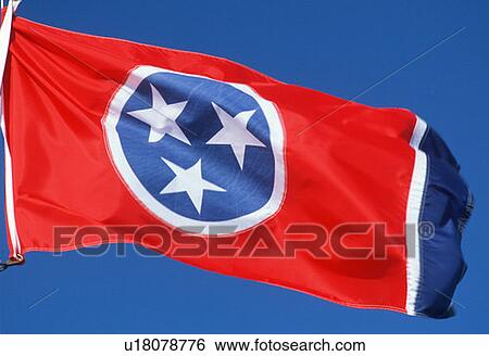 State Flag of Tennessee View Large Photo Image Stock Photograph - State Flag of Tennessee. Fotosearch