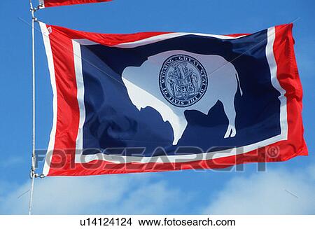 State Flag of Wyoming View Large Photo Image Picture - State Flag of Wyoming. Fotosearch