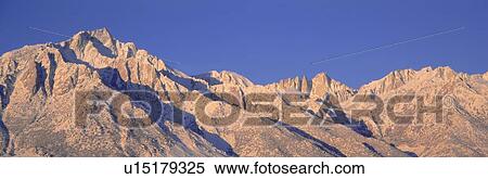 Stock Photography - Sunrise at 14, 494 feet, Mount Whitney near Lone Pine, California. Fotosearch