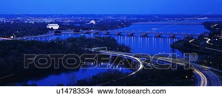This is an aerial view of Washington D. C. View Large Photo Image Picture - This is an aerial view of Washington D. C.. Fotosearch