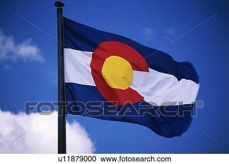 This is the Colorado State Flag, waving in the wind situated on a flag pole View Large Photo Image Stock Image - This is the Colorado State Flag, waving in the wind situated on a flag pole. Fotosearch