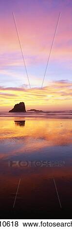 This is the Oregon coast at sunset View Large Photo Image Stock Photo - This is the Oregon coast at sunset. Fotosearch
