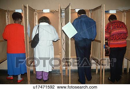 Voters casting their ballots on election day View Large Photo Image Stock Image - Voters casting their ballots on election day. Fotosearch