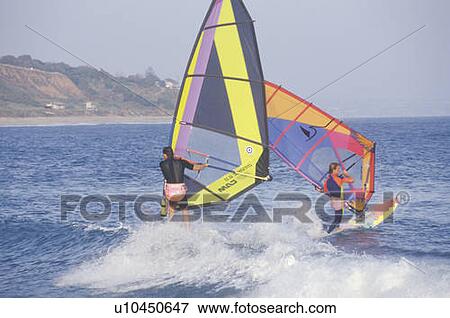 Stock Photo - Wind Surfing. Fotosearch