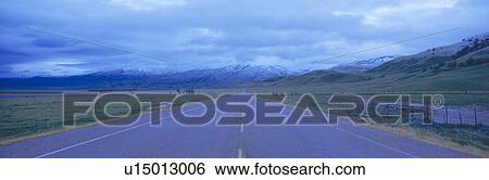 Stock Photograph - Winter storm near the Grapevine, California. Fotosearch