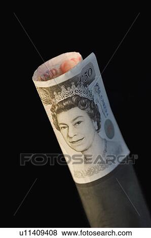 Close-up of a fifty pound note View Large Photo Image Stock Photo - Close-up of a fifty pound note. Fotosearch