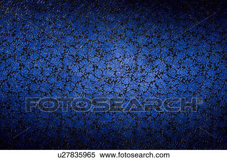 Stock Photography - Close-up of a floral pattern on handmade paper. Fotosearch
