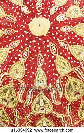 Stock Image - Close-up of a floral pattern. Fotosearch