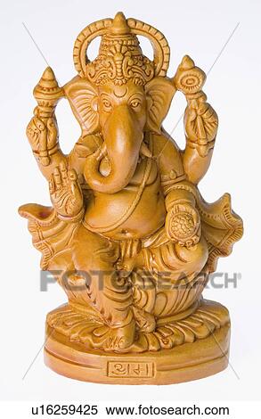Stock Photography - Close-up of a Ganesha idol. Fotosearch