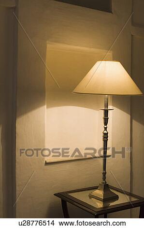 Close-up of a lit lamp View Large Photo Image Picture - Close-up of a lit lamp. Fotosearch