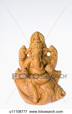 Stock Photo - Close-up of a statue of Lord Ganesha. Fotosearch