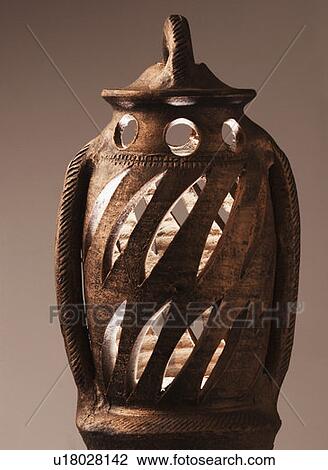 Stock Image - Close-up of an antique lantern. Fotosearch