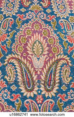Stock Image - Close-up of embroidery on a fabric. Fotosearch