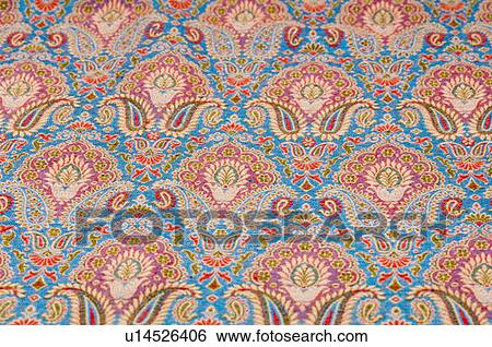 Close-up of embroidery on a fabric View Large Photo Image Stock Photograph - Close-up of embroidery on a fabric. Fotosearch