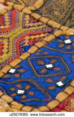 Stock Photography - Close-up of embroidery on a fabric. Fotosearch